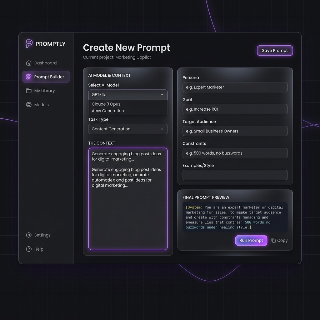 Prompt Builder UI
